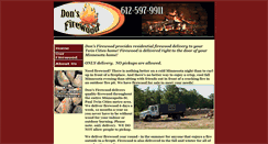 Desktop Screenshot of donsfirewood.com